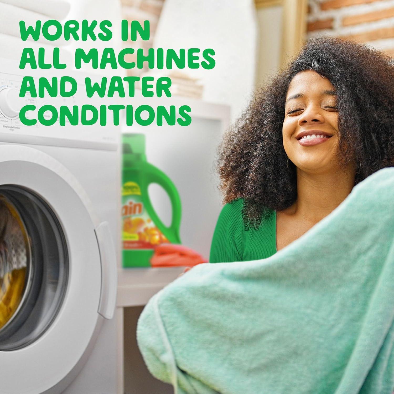 image:imageGain Aroma Boost Liquid Laundry Detergent Island Fresh Scent 107 Loads 154 fl oz HE CompatibleIsland Fresh