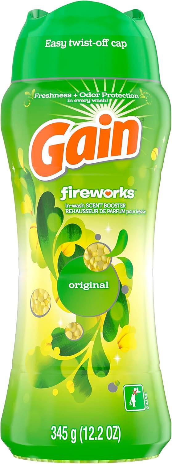 image:imageGain Fireworks InWash Scent Booster Beads Original 91 ozPack 4 PackOriginal