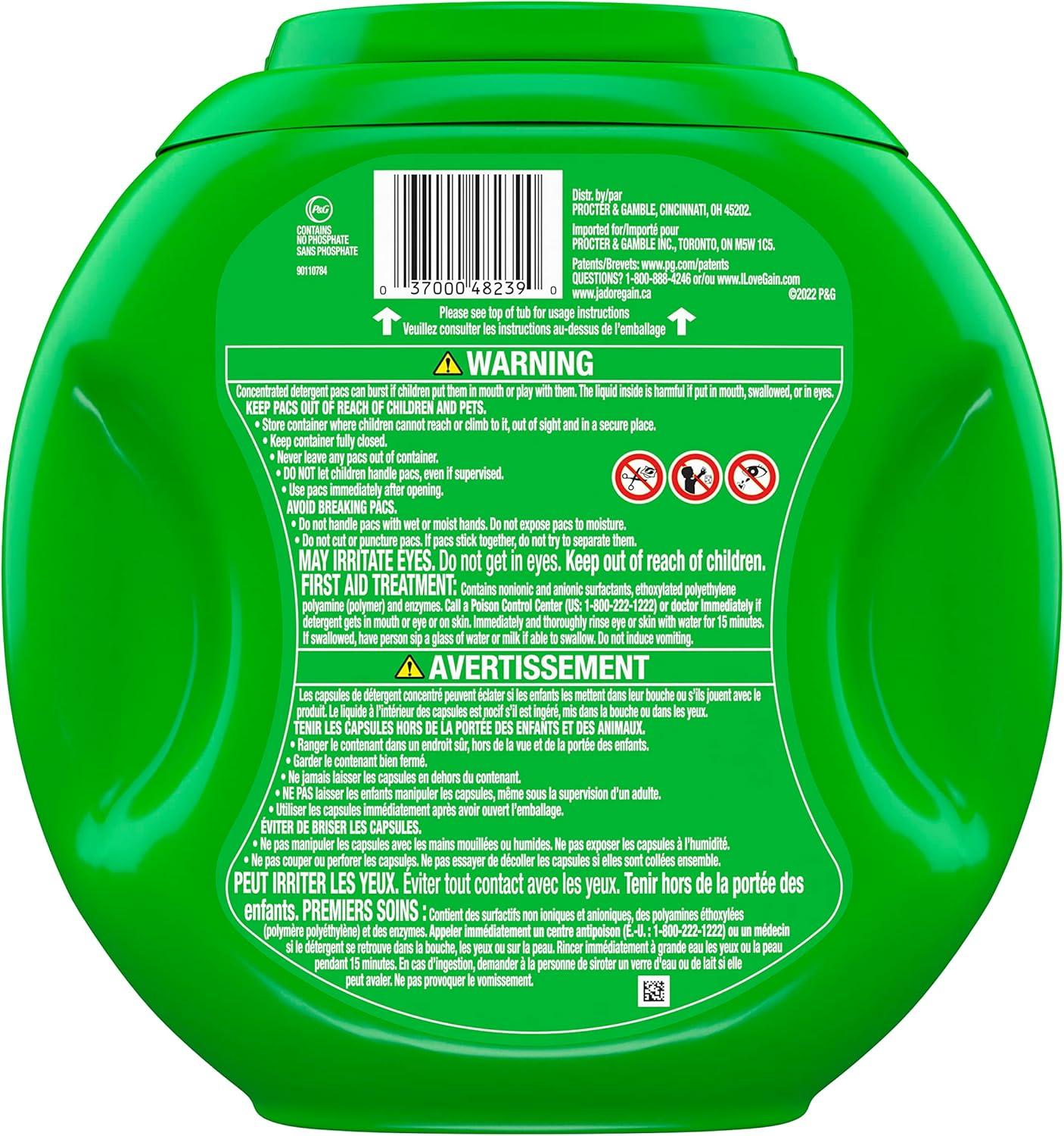 image:imageGain Flings Liquid Laundry Detergent Island Fresh Scent 112 Count HE CompatibleIsland Fresh