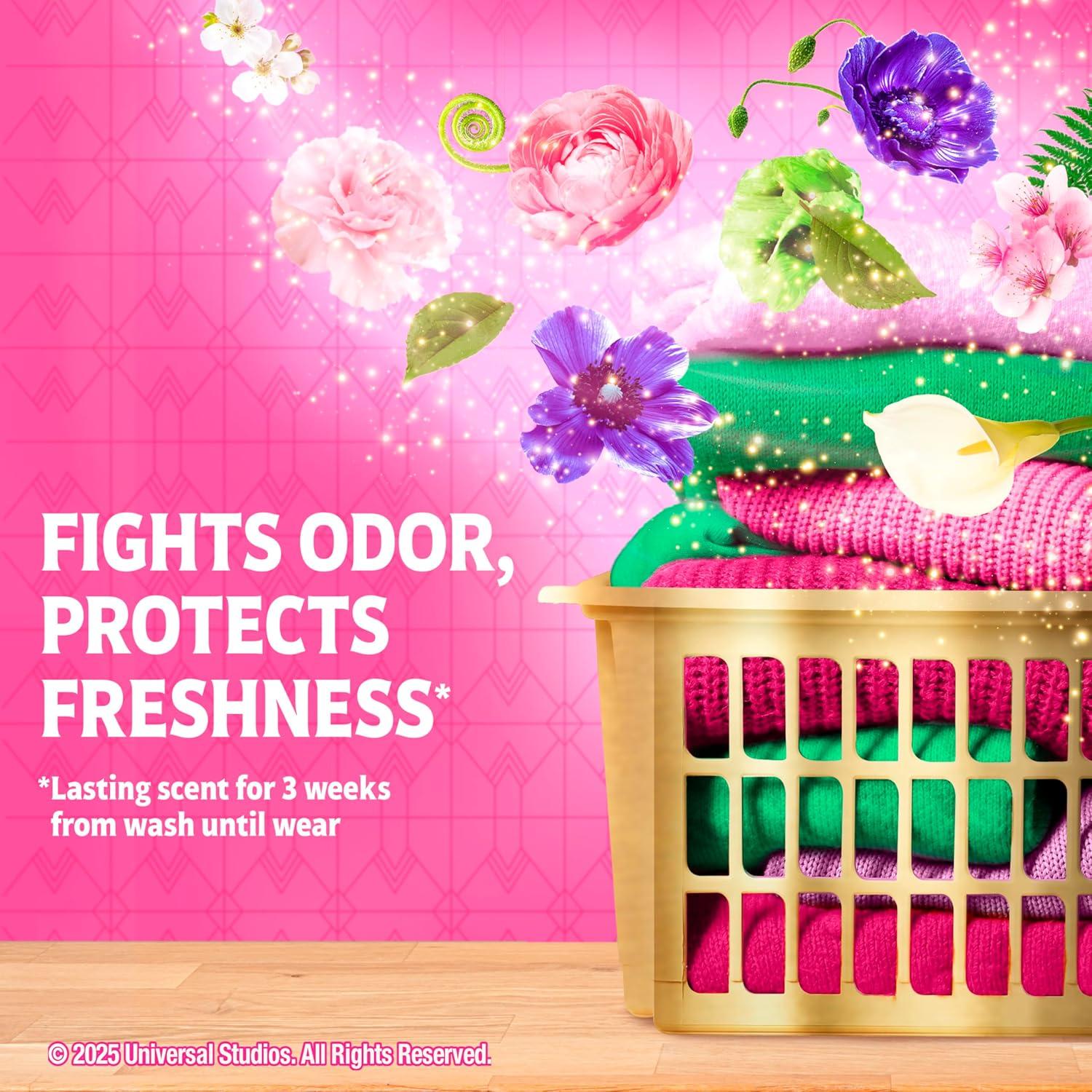 image:imageGain Flings Wicked For Good Limited Edition Laundry Detergent Pacs 42 Count Fantabulous Floral Scent 3 in 1 HE Detergent Pacs with Oxi Boost and Febreeze