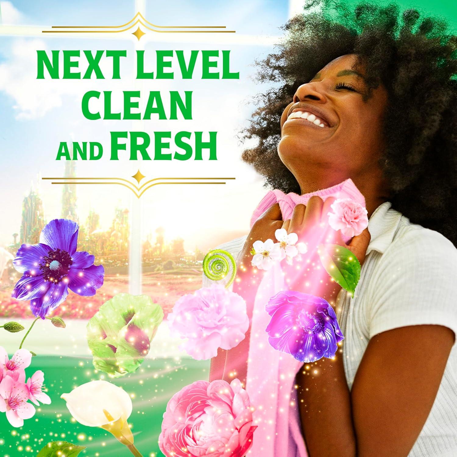 image:imageGain Flings Wicked For Good Limited Edition Laundry Detergent Pacs 42 Count Fantabulous Floral Scent 3 in 1 HE Detergent Pacs with Oxi Boost and Febreeze