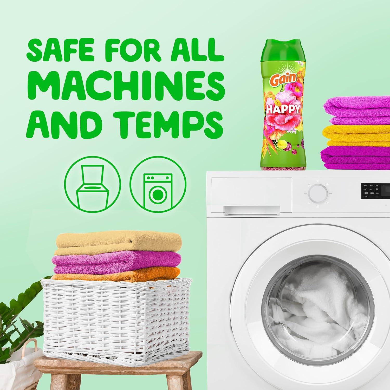image:imageGain InWash Laundry Scent Booster Beads Happy 24 oz