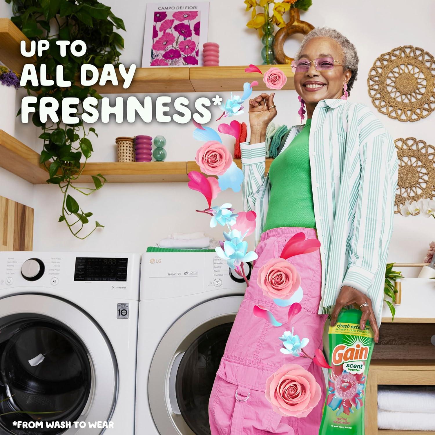 image:imageGain InWash Laundry Scent Booster Spring Daydream Scent 240 OZ Fresh Extender Odor ProtectionSpring Daydream