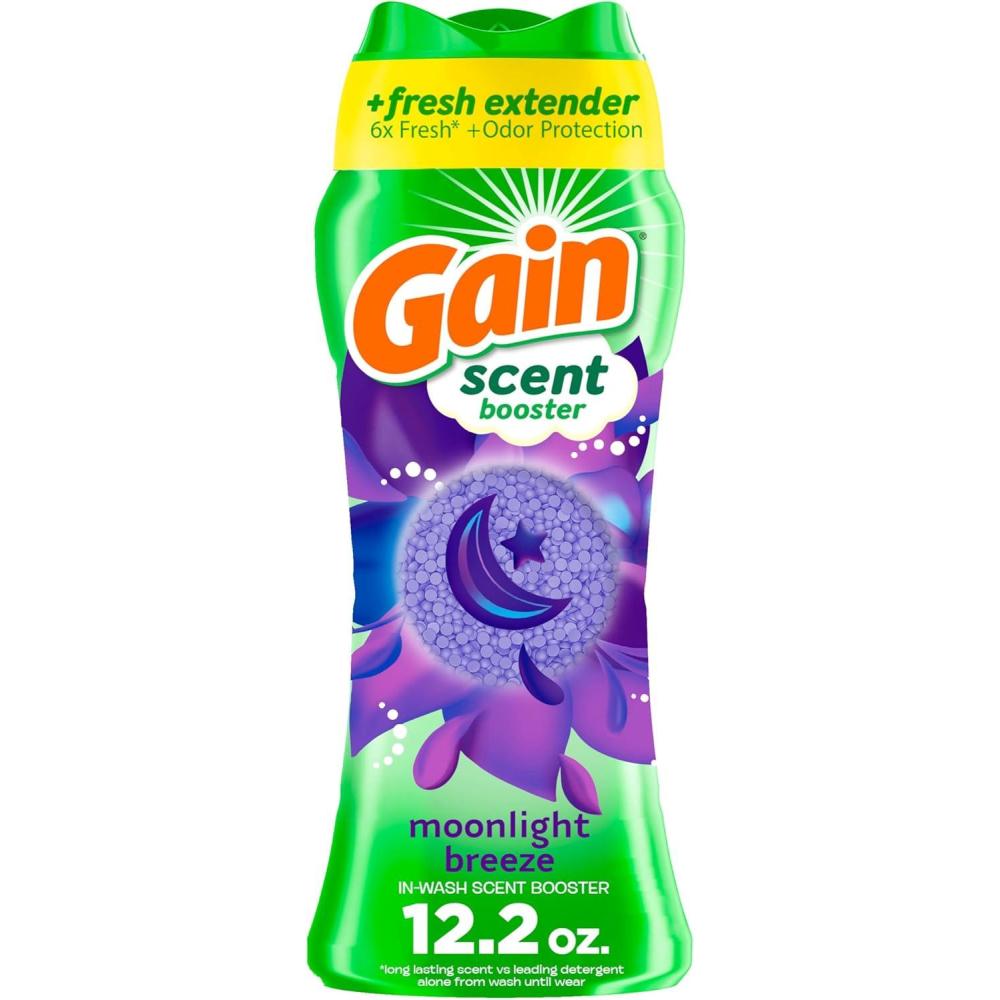 image:imageGain InWash Laundry Scent Booster Beads Moonlight Breeze Scent 240 OZ Fresh Extender  Odor ProtectionMoonlight Breeze