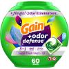image:imageGain Flings Laundry Detergent Pacs with Odor Defense 112 Count Super Fresh Blast Scent HE 3in1 with Febreze and OxiSuper Fresh Blast