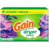 image:imageGain dryer sheets Plus Wrinkle Release Moonlight Breeze Scent 120 Count Fights static with a touch of scent laundry sheetsMoonlight Breeze