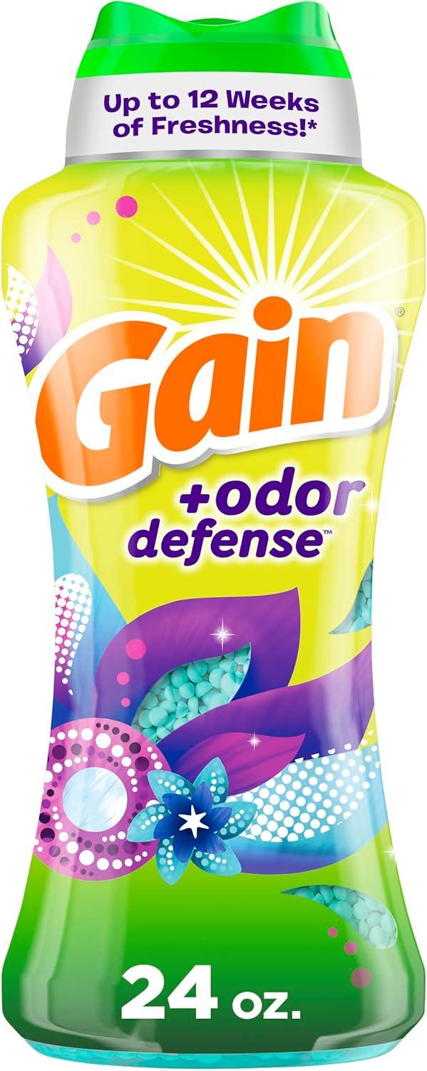 image:imageGain Odor Defense InWash Scent Booster Super Fresh Blast Scent 182 oz HE CompatibleSuper Fresh Blast