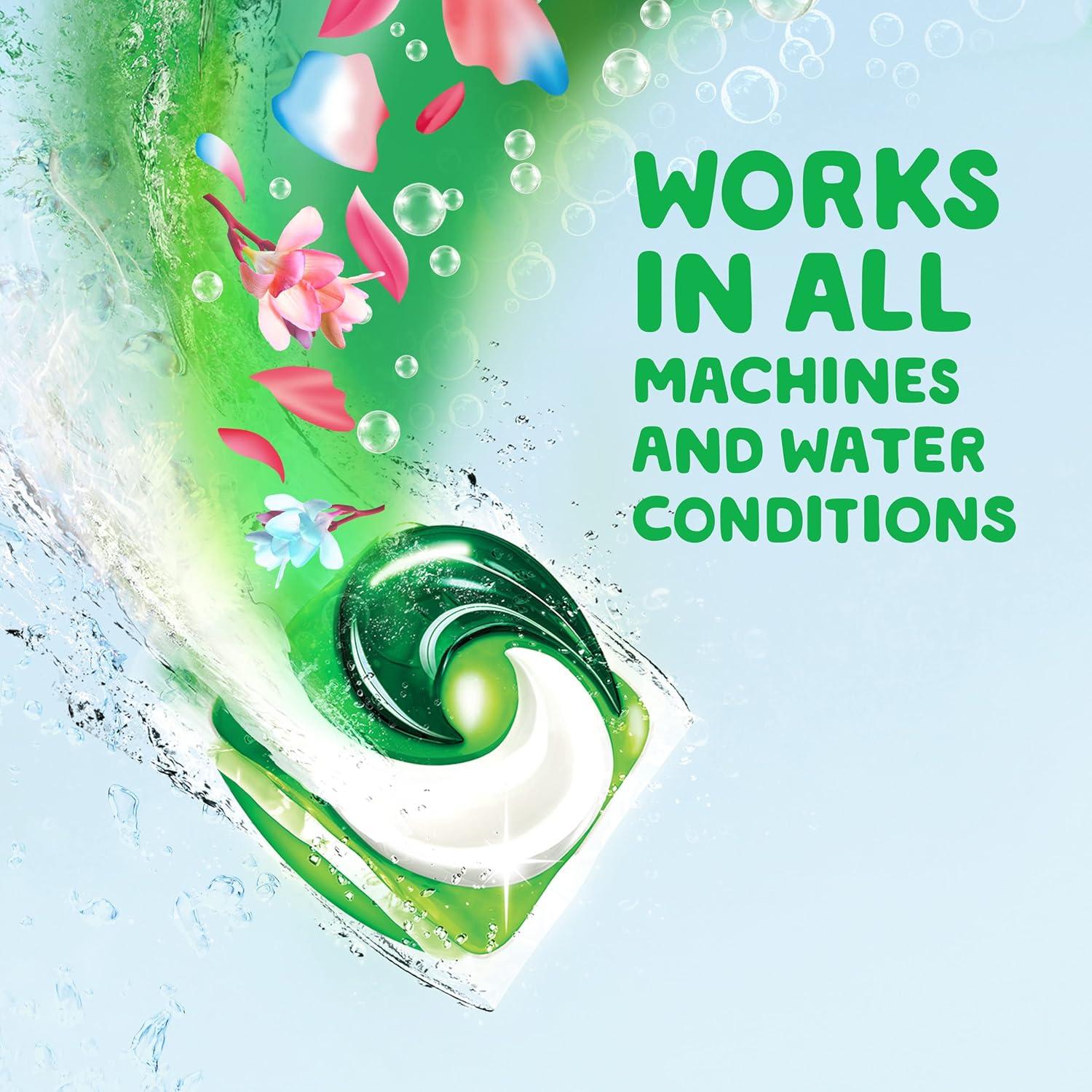 image:imageGain Flings Laundry Detergent Pacs 60 Count Spring Daydream Scent 3 in 1 HE Detergent Pacs with Oxi Boost and Febreeze60 Count Pack of 1